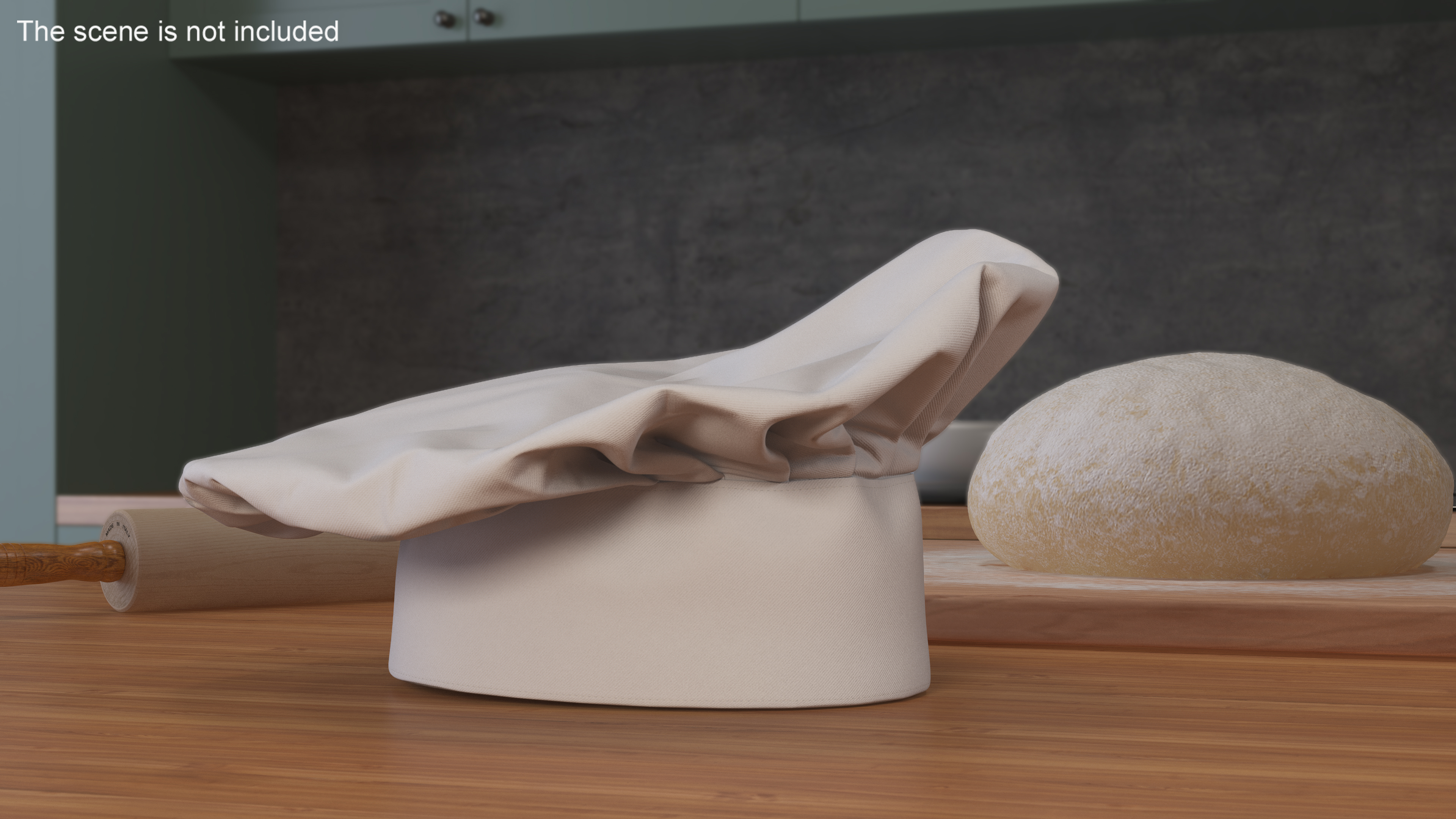3D Chef Hat in White Color model