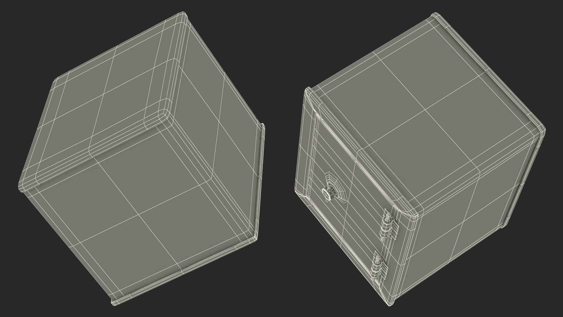 Antique Safe 3D