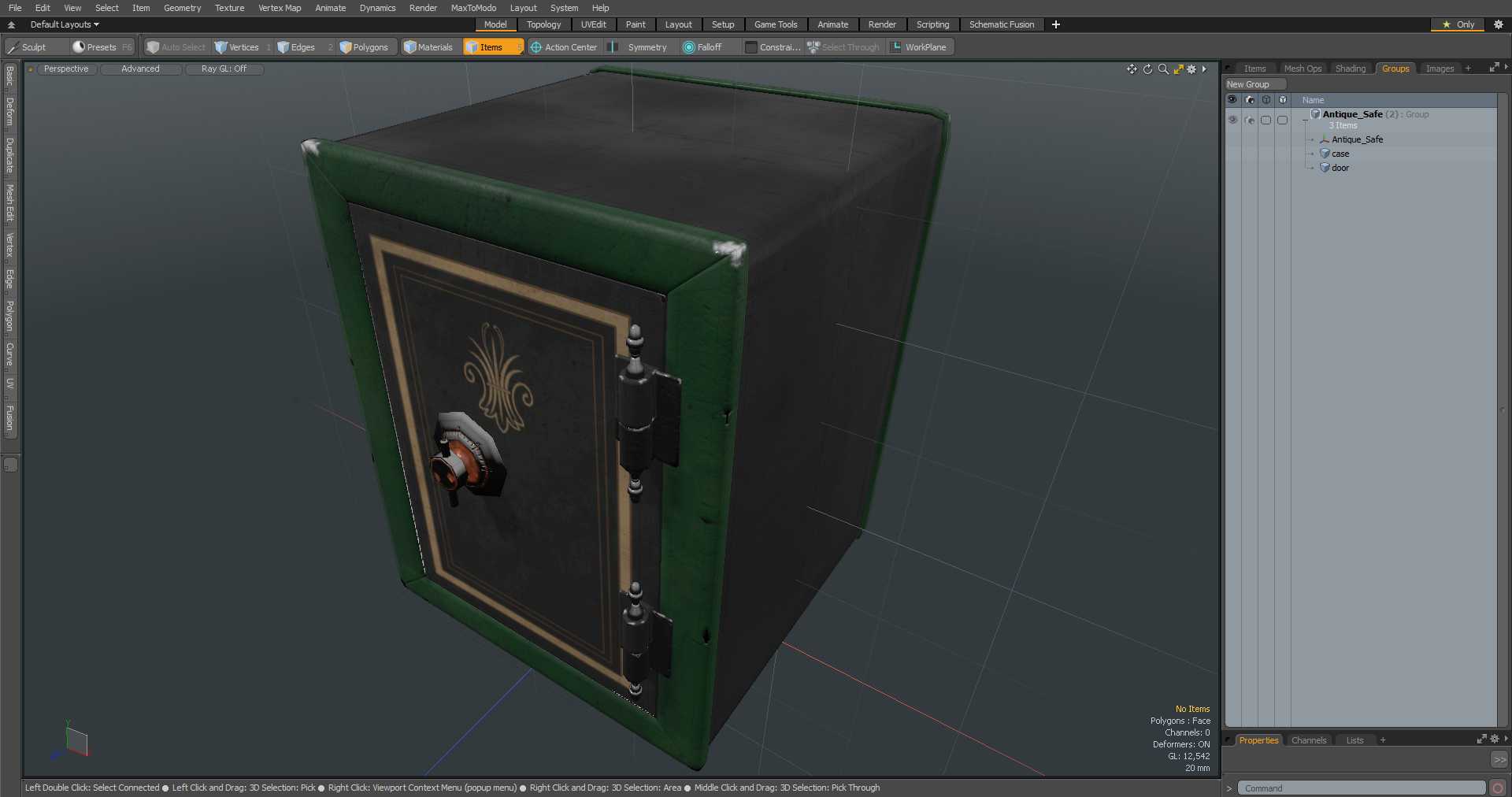 Antique Safe 3D