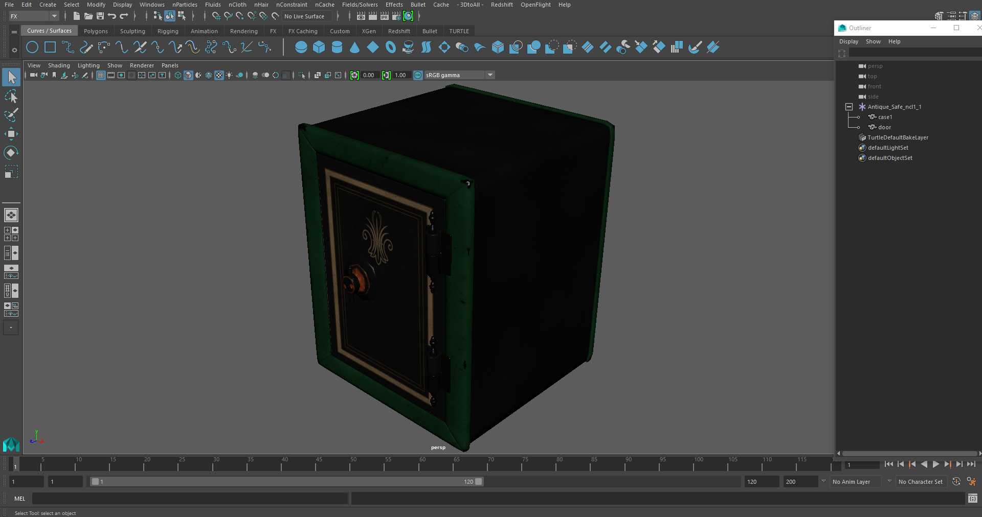 Antique Safe 3D