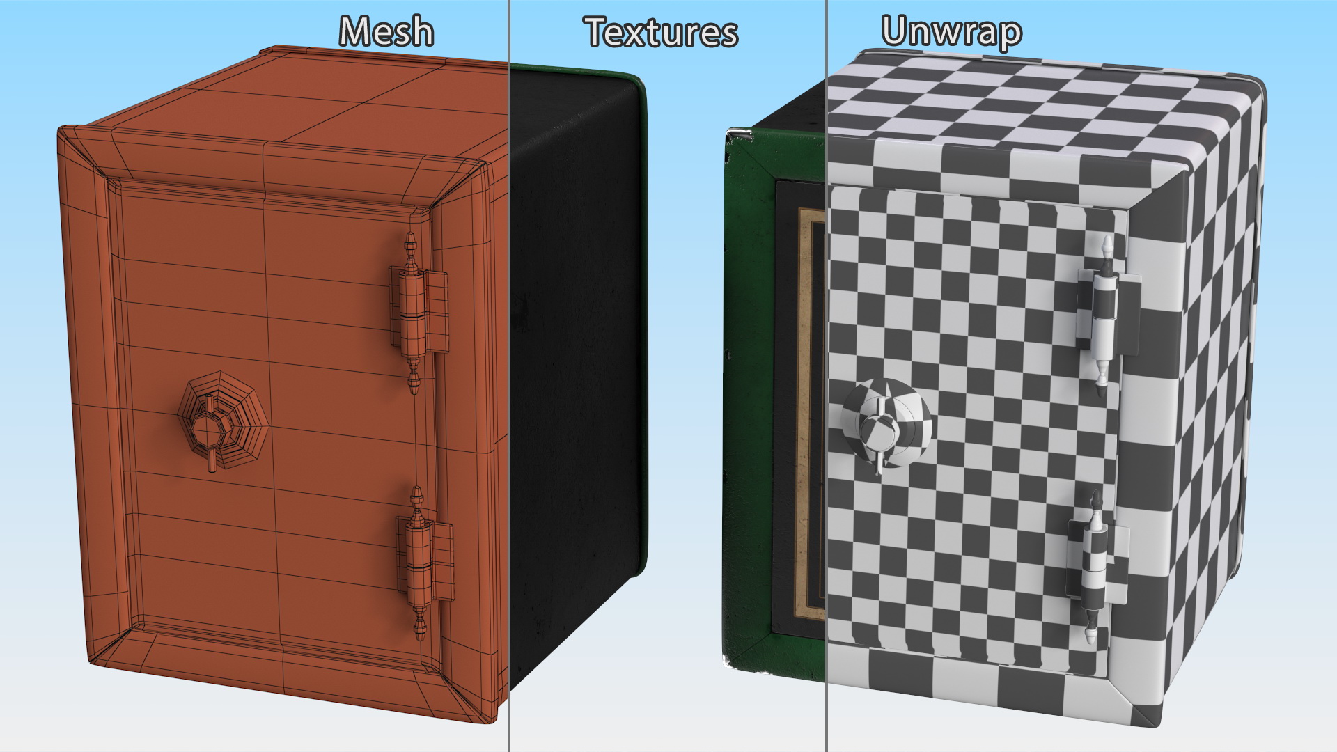 Antique Safe 3D