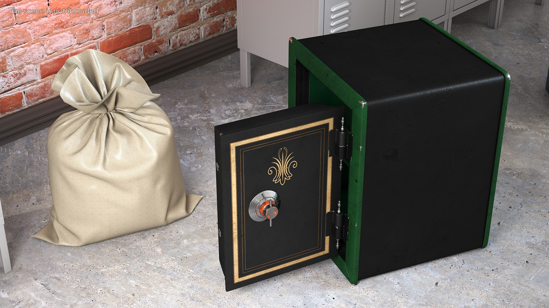 Antique Safe 3D