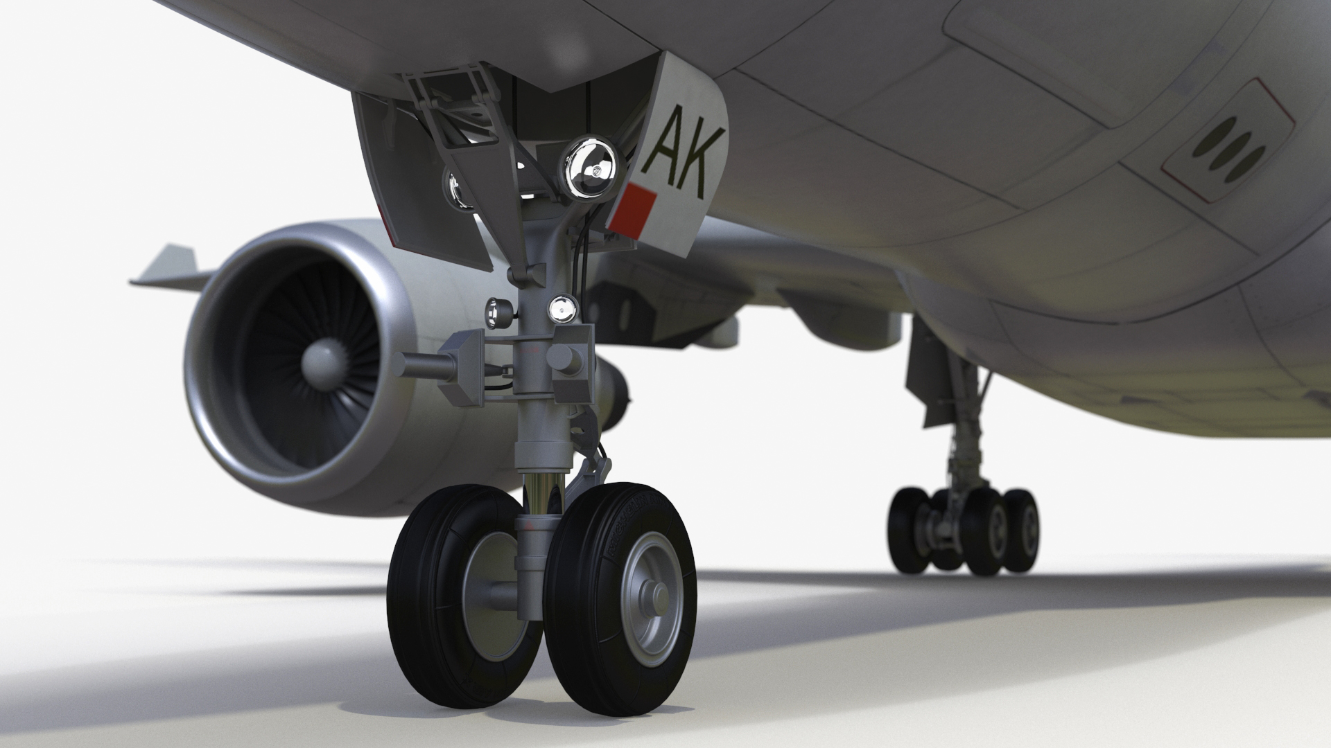 Airbus A330-200 Qatar Airways 3D model