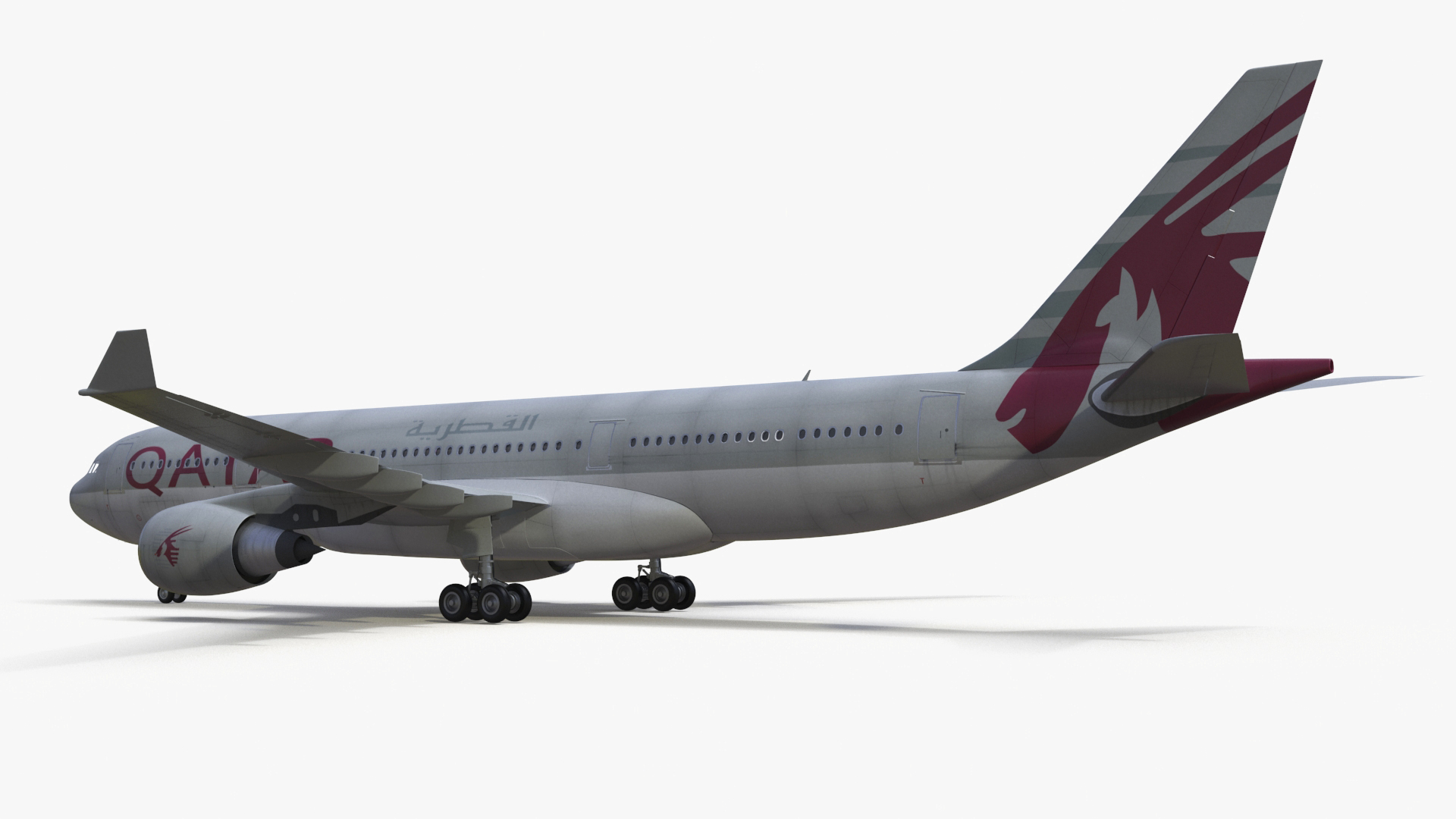 Airbus A330-200 Qatar Airways 3D model
