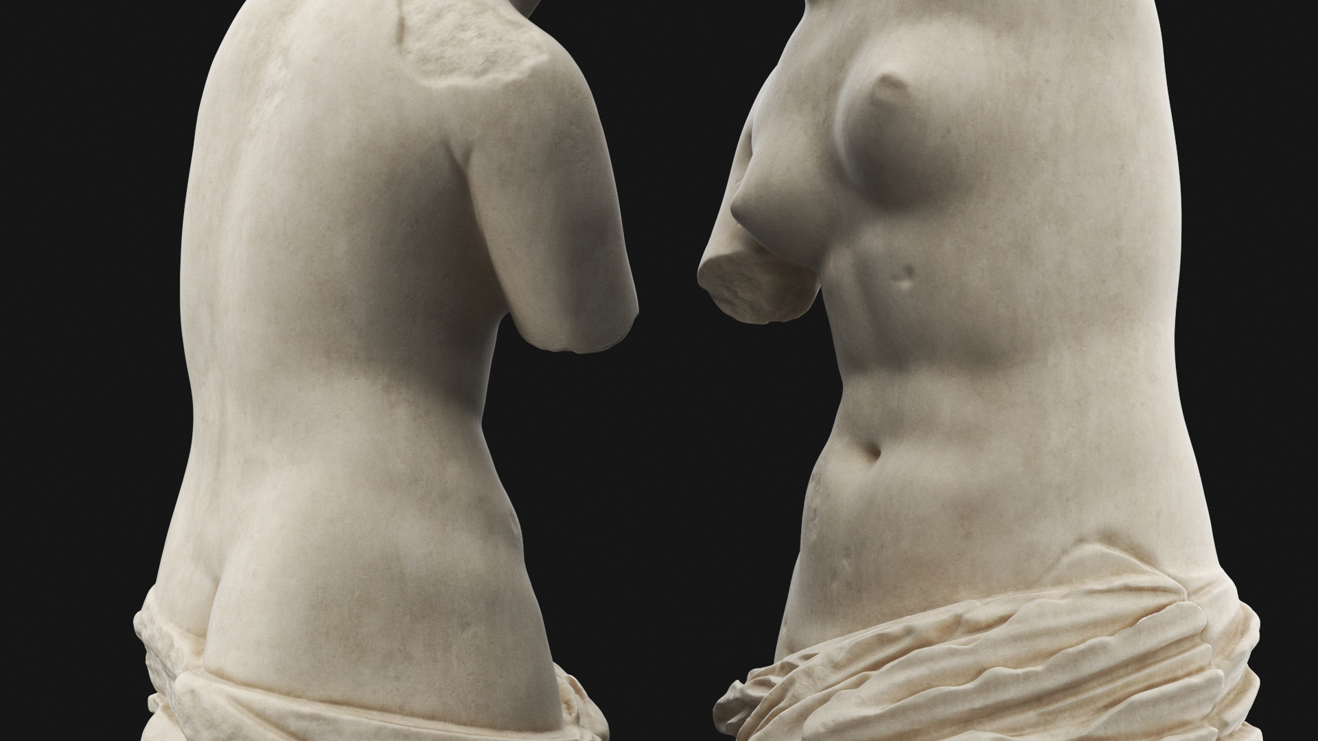 Statue of Venus de Milo Stone 3D model