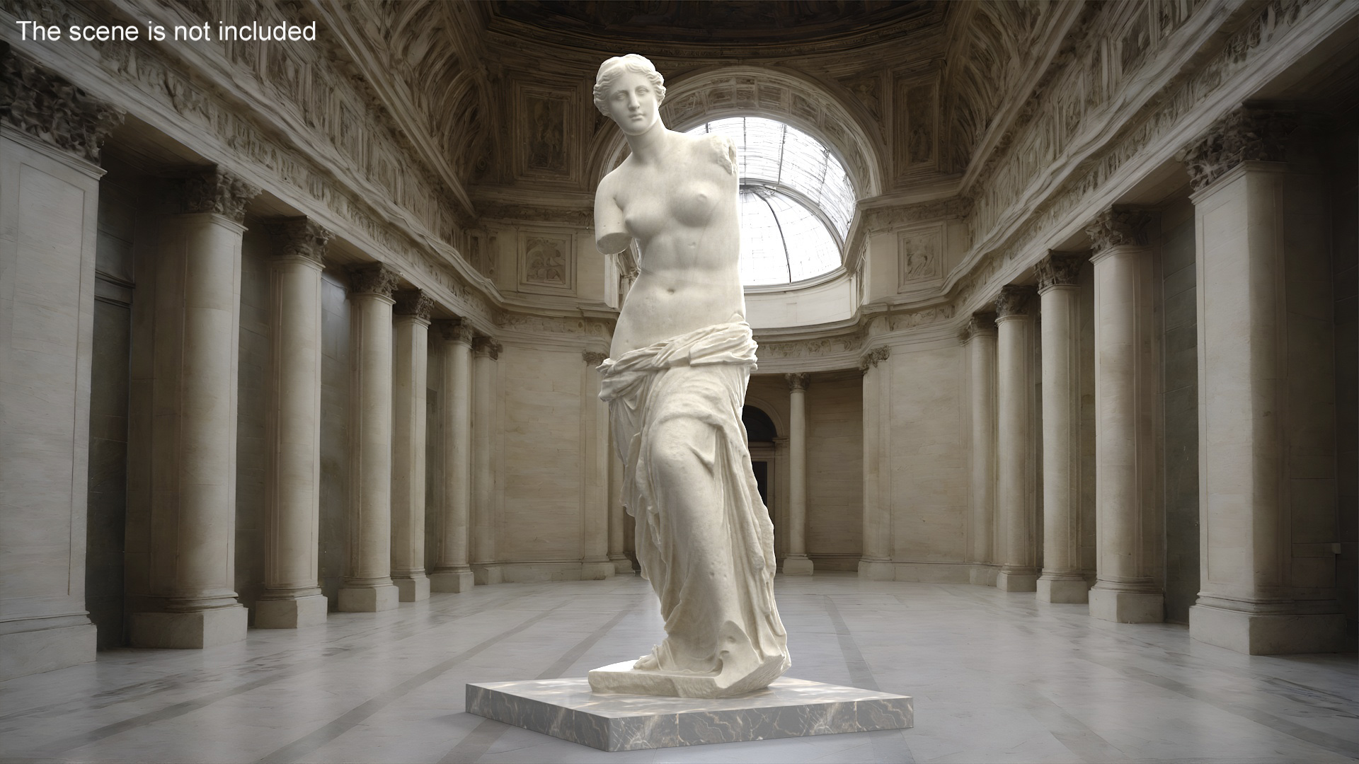 Statue of Venus de Milo Stone 3D model