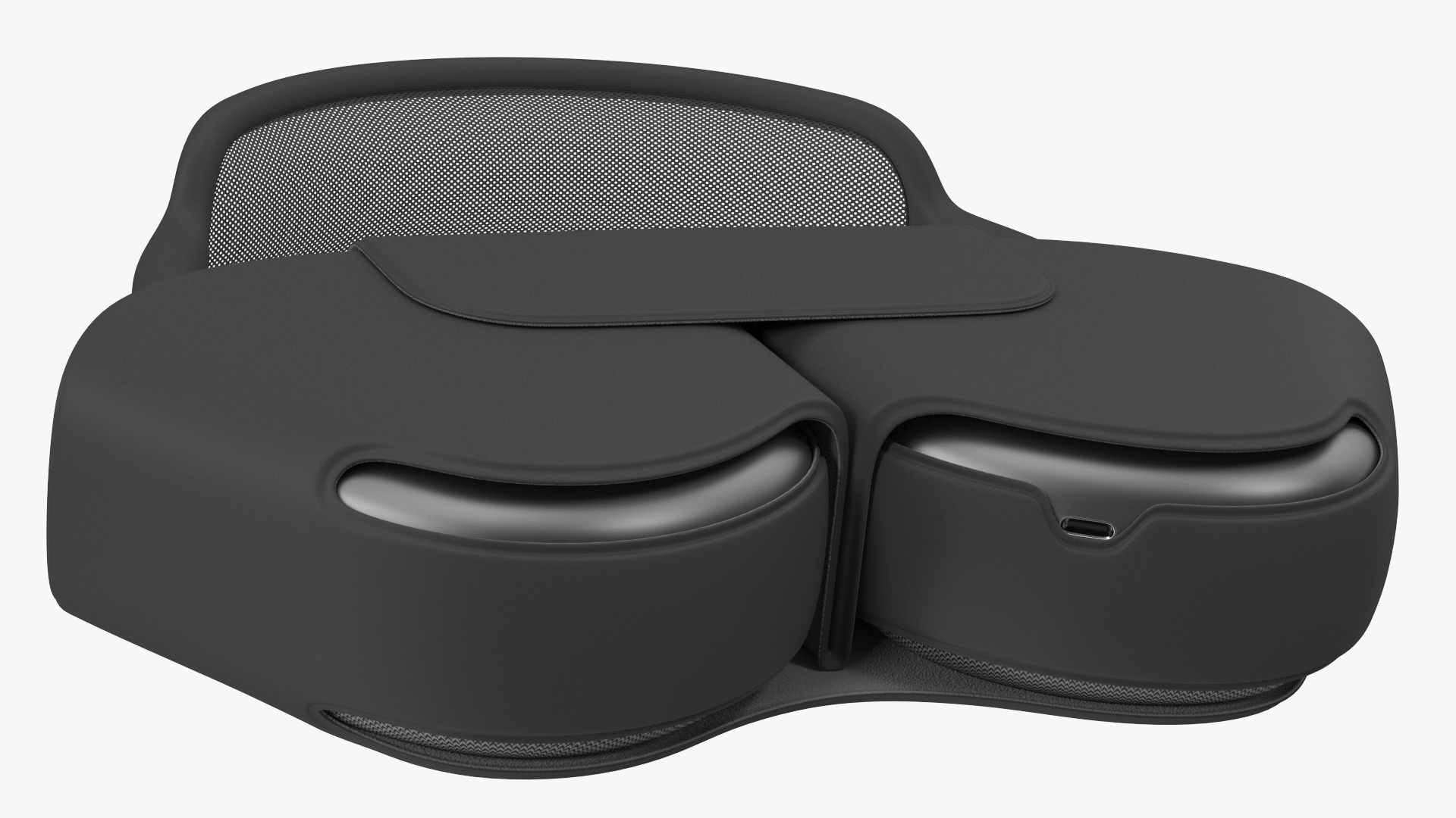 Space Grey AirPods Max with Case 3D