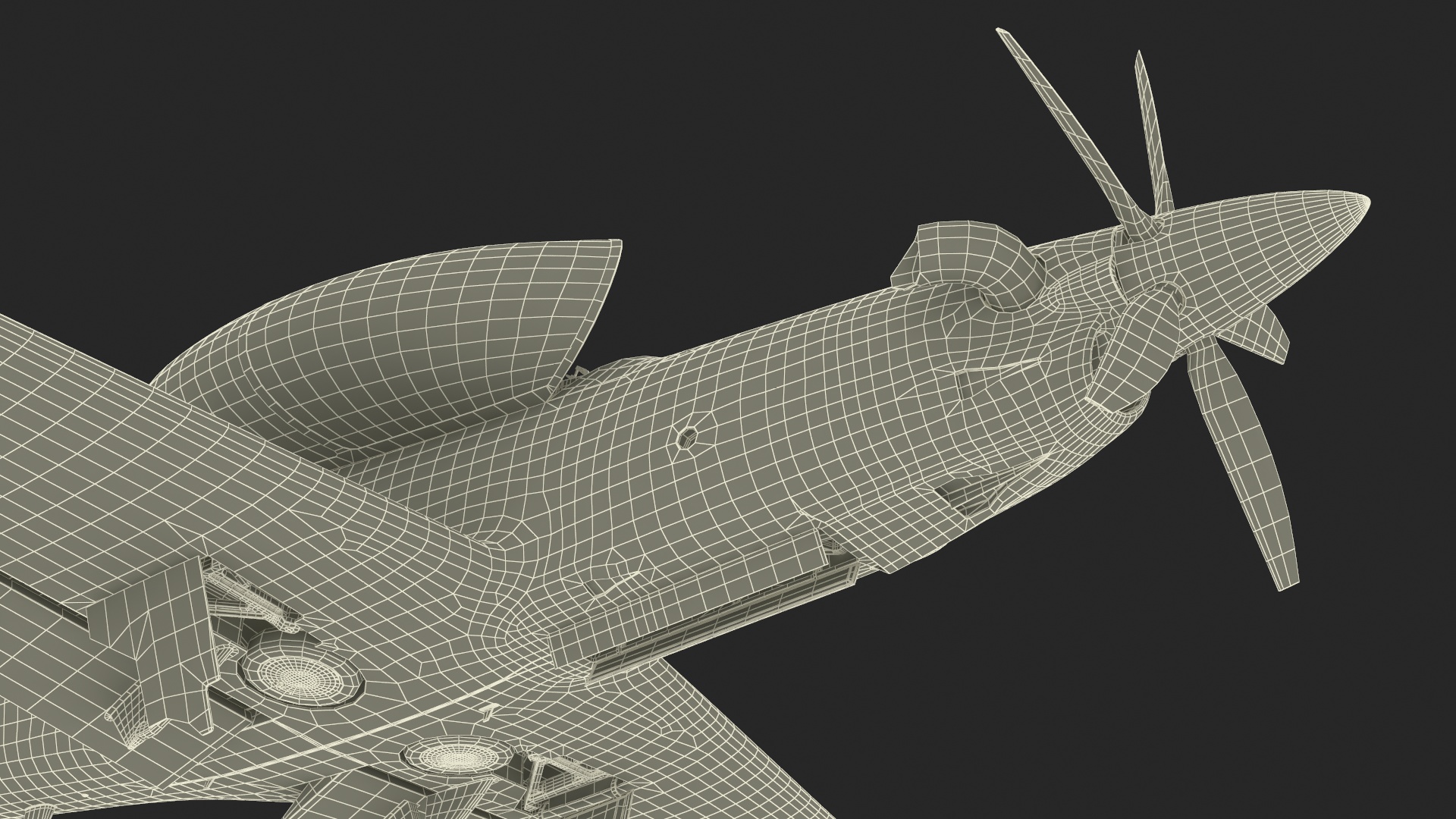 Training Aircraft Pilatus PC-21 Grey Rigged for Maya 3D