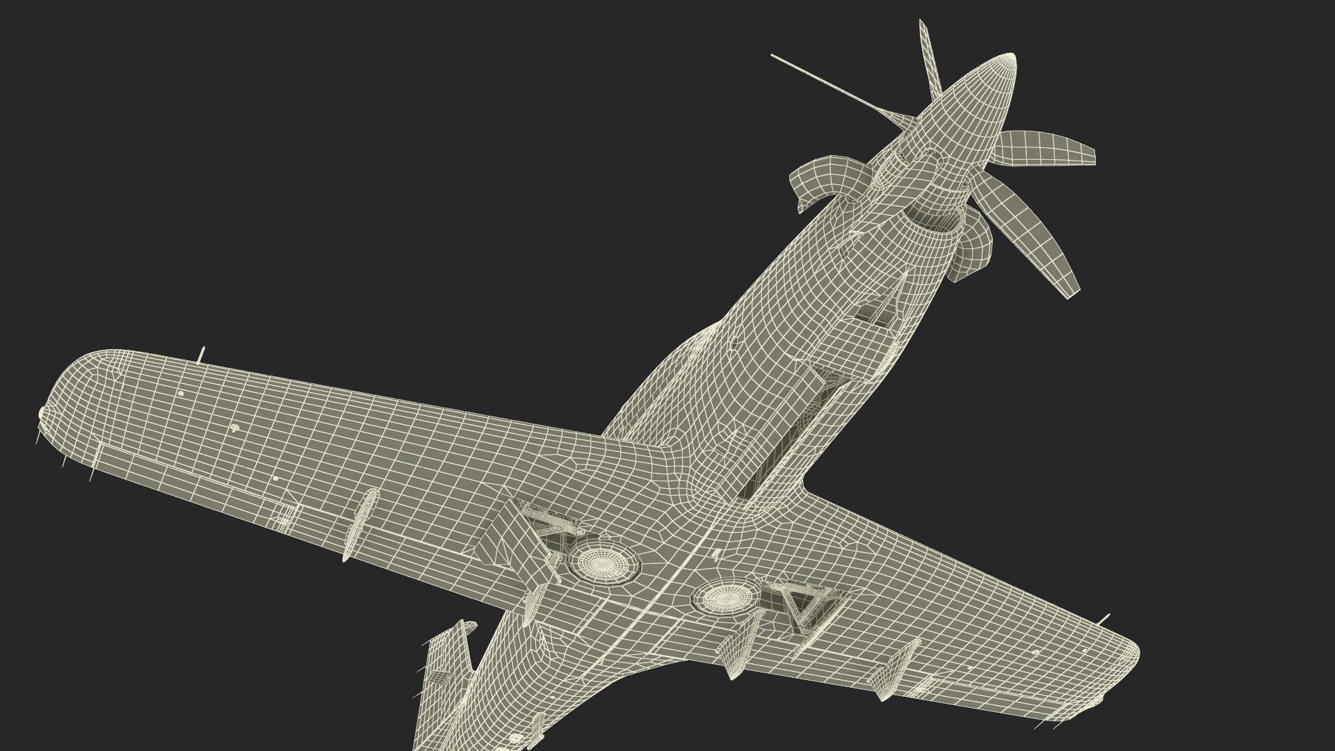 Training Aircraft Pilatus PC-21 Grey Rigged for Maya 3D