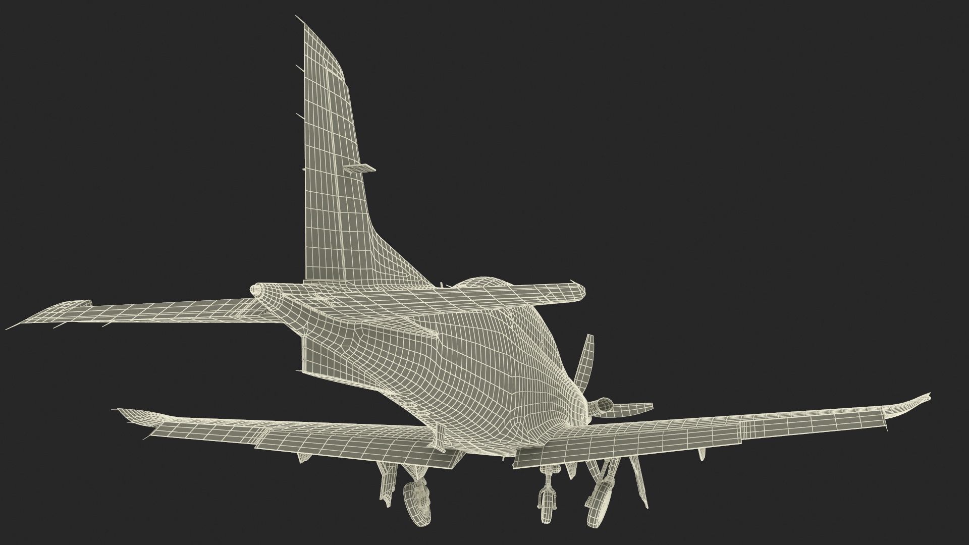 Training Aircraft Pilatus PC-21 Grey Rigged for Maya 3D