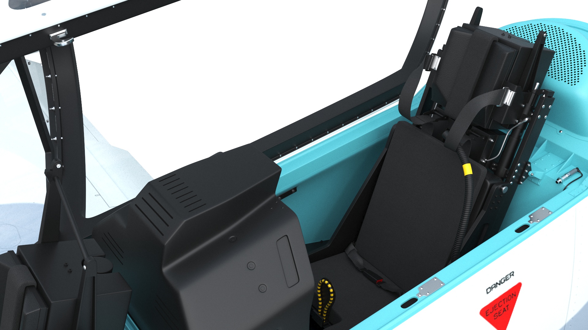 Training Aircraft Pilatus PC-21 Grey Rigged for Maya 3D