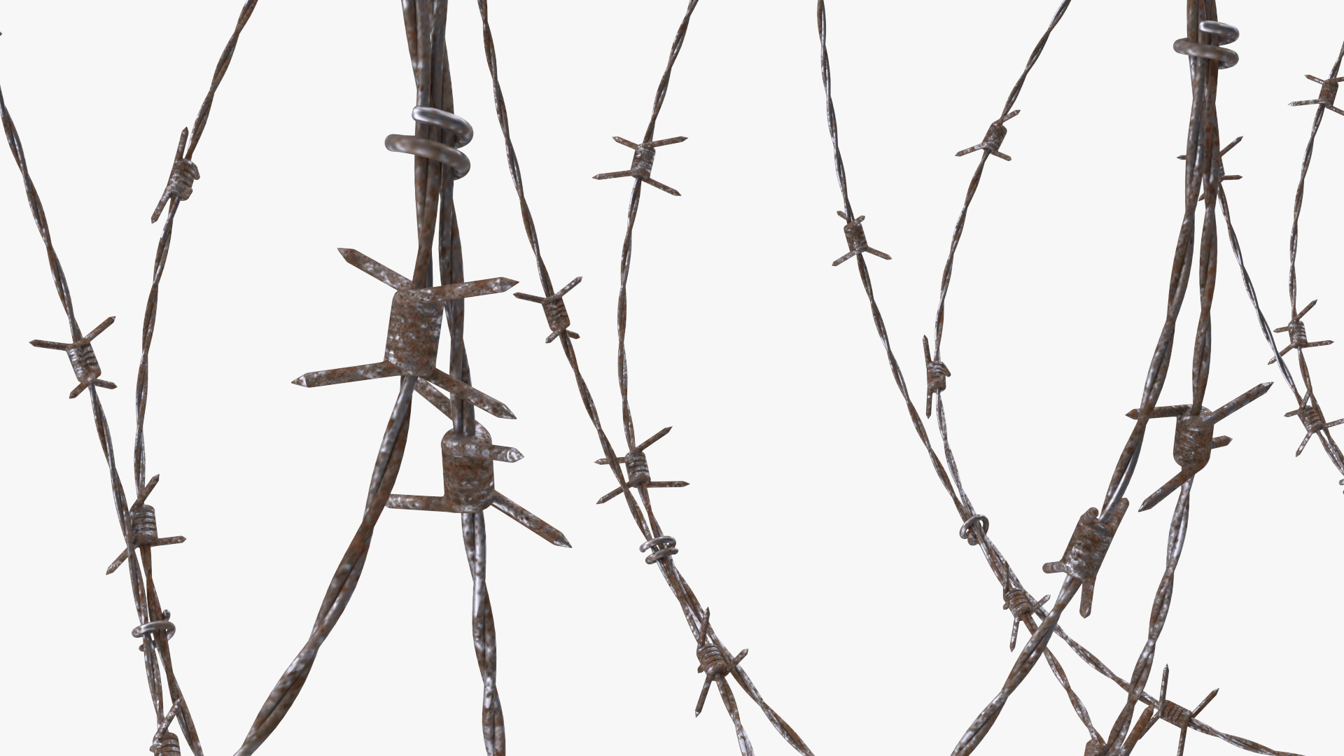 3D Spiral Razor Wire Obstacle