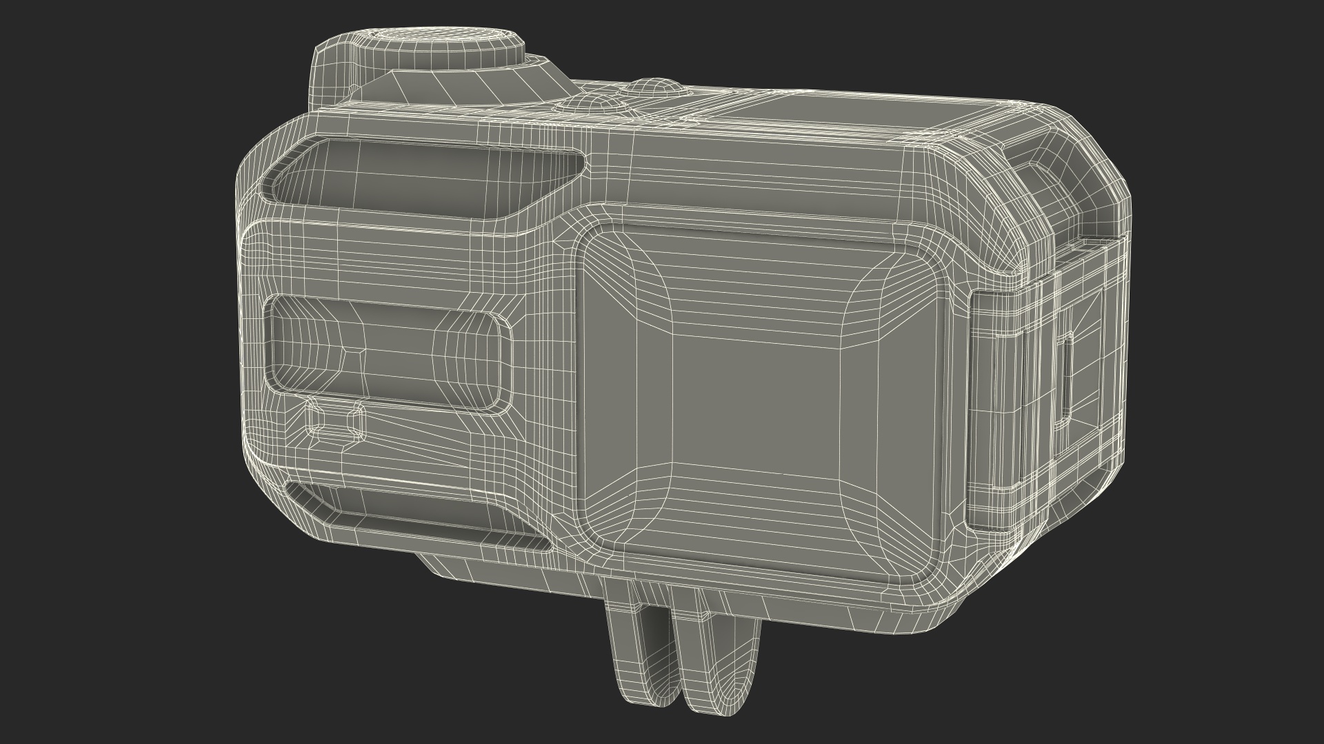 Action Camera Detached 3D