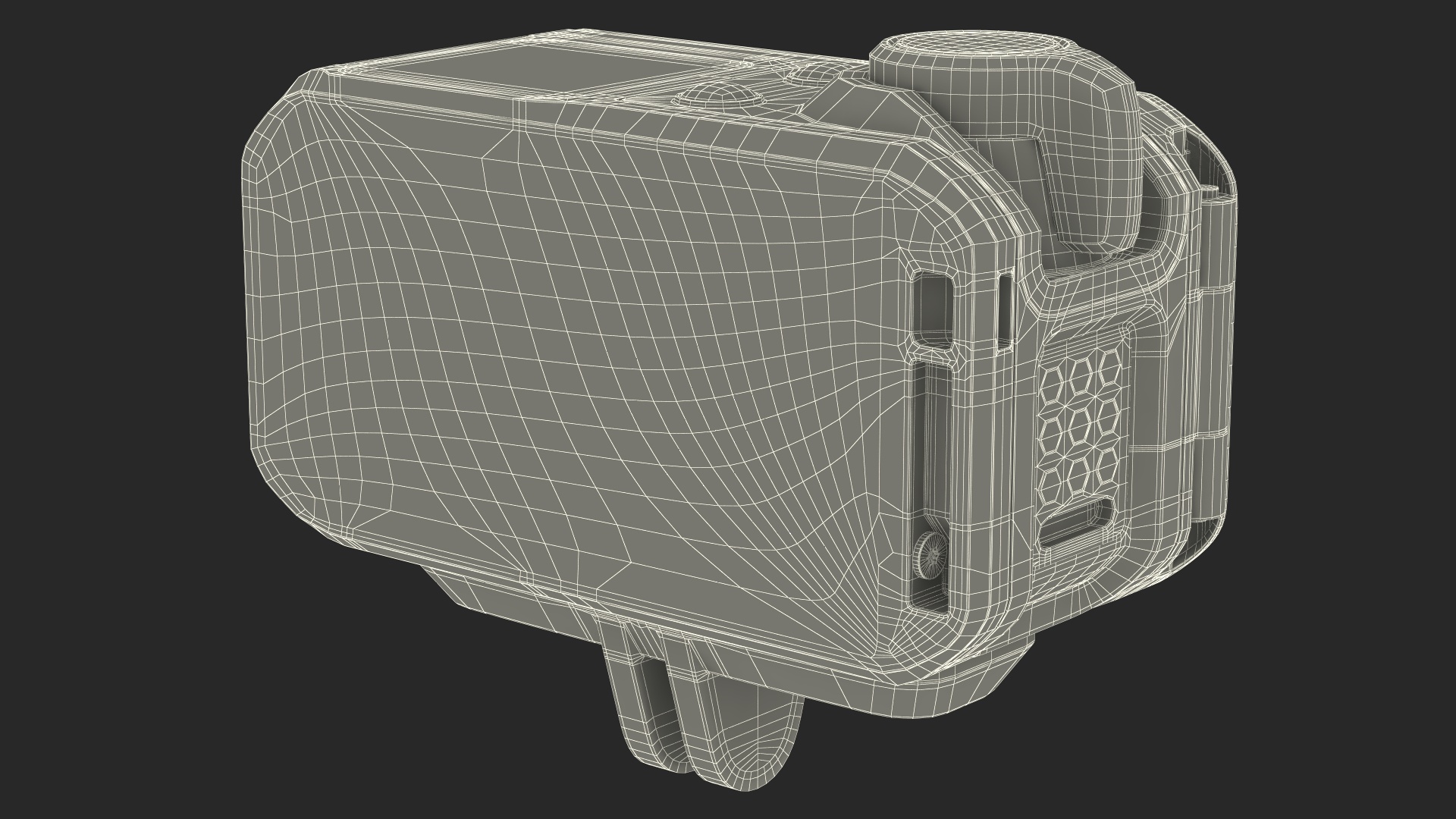 Action Camera Detached 3D