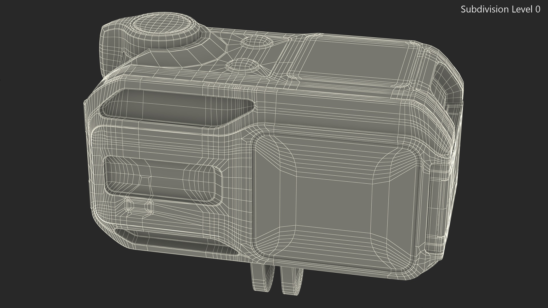 Action Camera Detached 3D