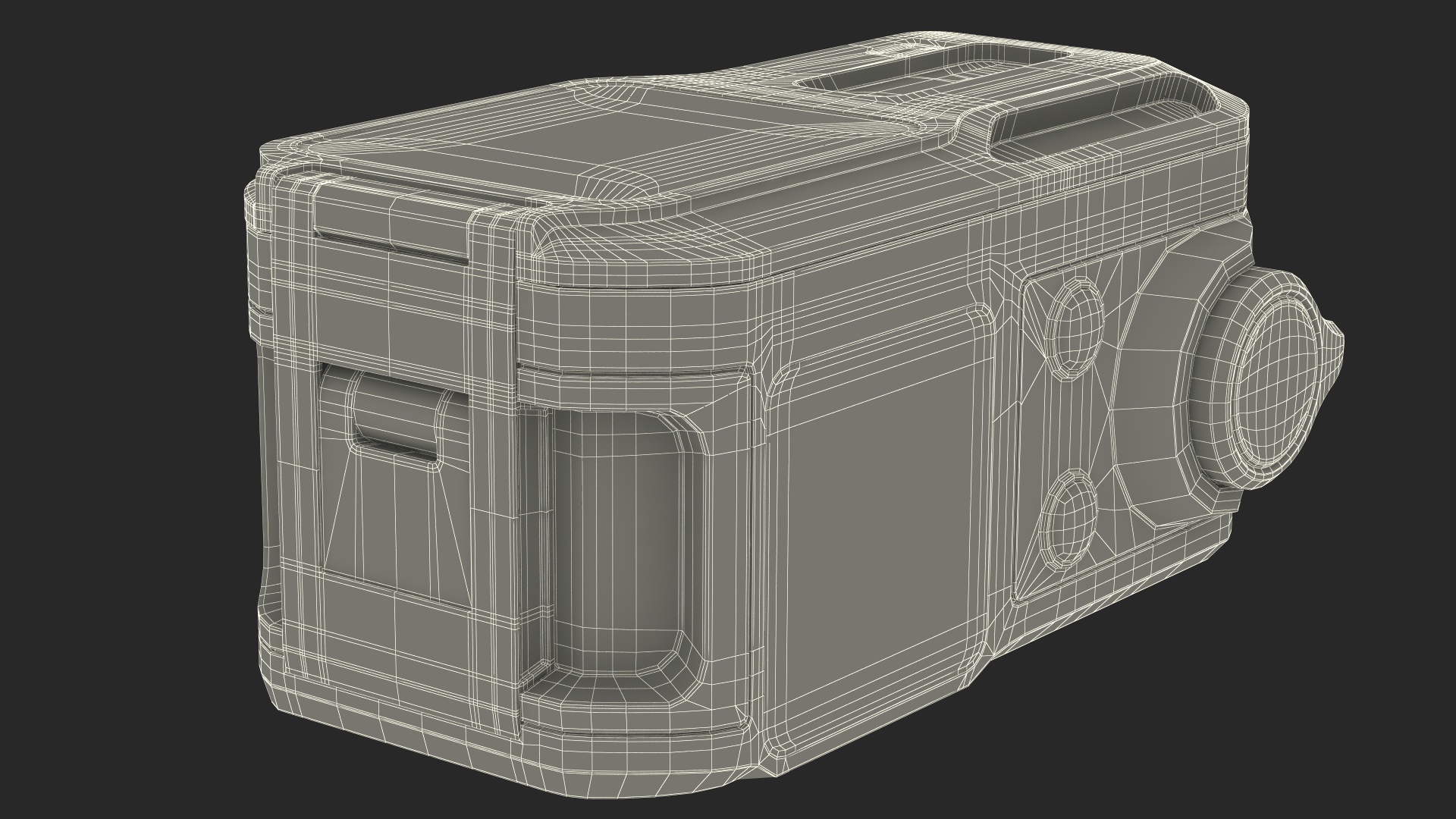 Action Camera Detached 3D