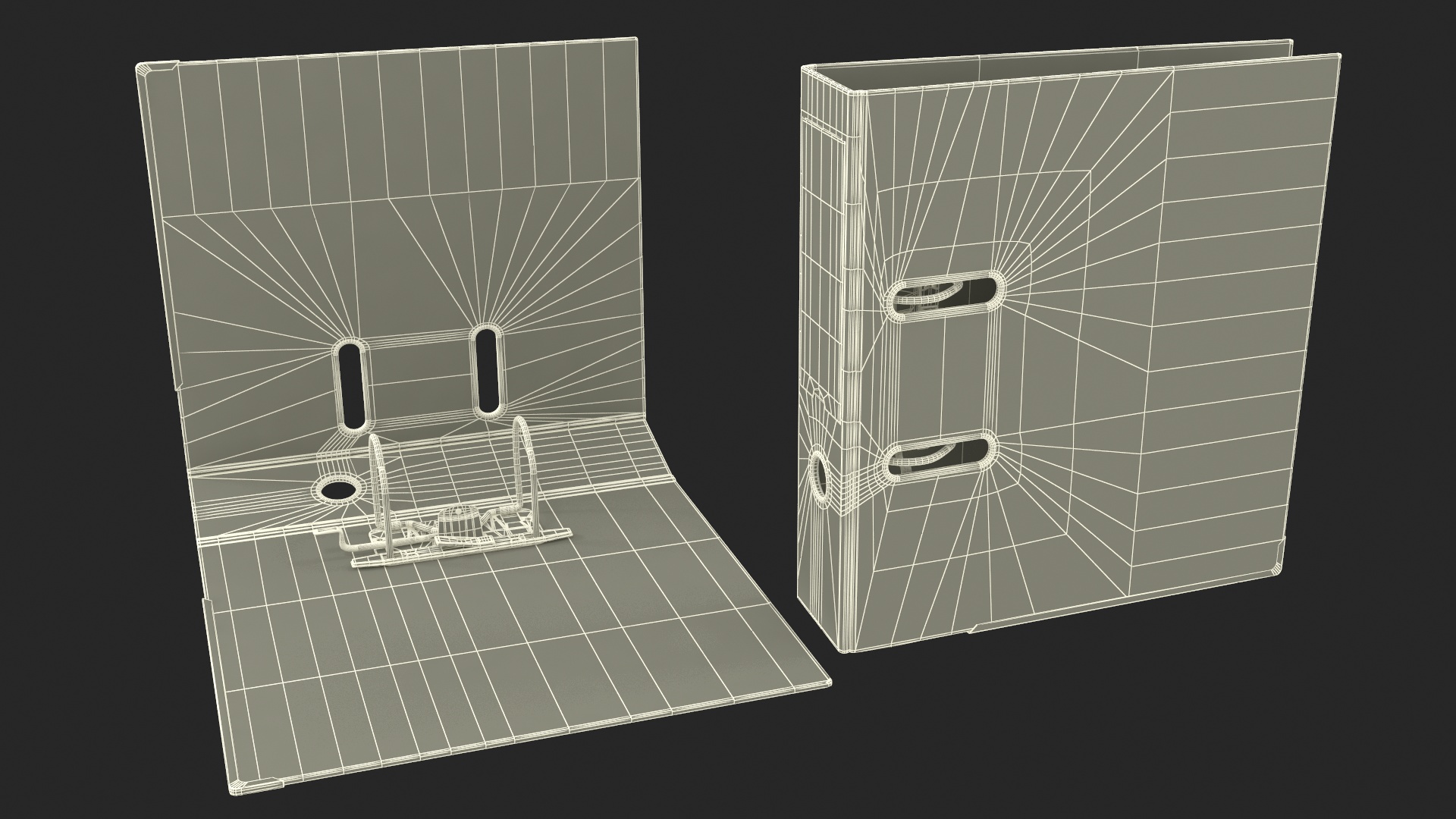3D model Classmates A4 Ring Binders Set