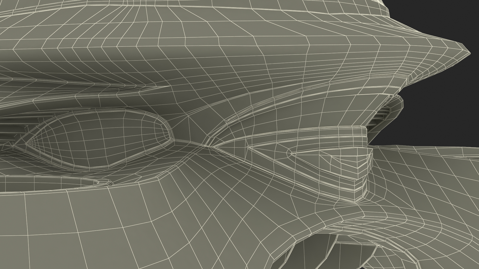 3D Hover Car Concept by Lazzarini Red Rigged