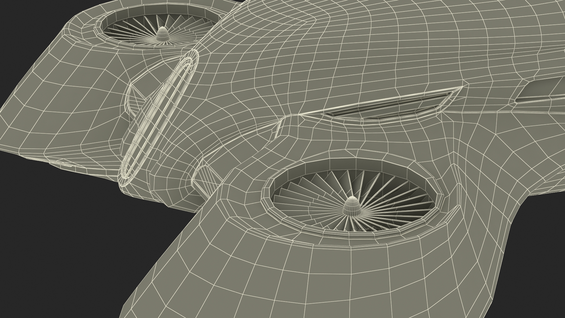 3D Hover Car Concept by Lazzarini Red Rigged