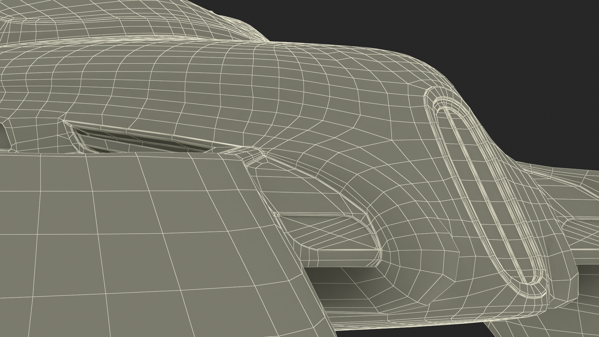 3D Hover Car Concept by Lazzarini Red Rigged