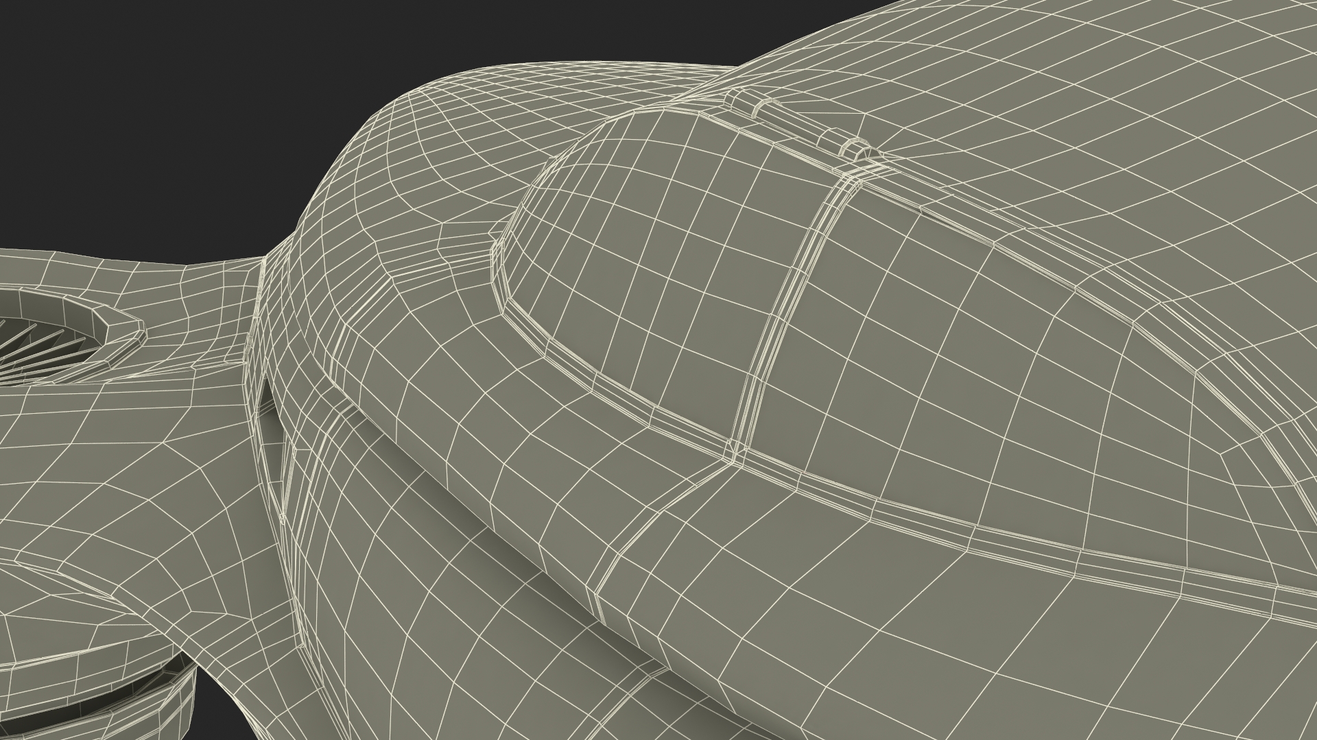 3D Hover Car Concept by Lazzarini Red Rigged