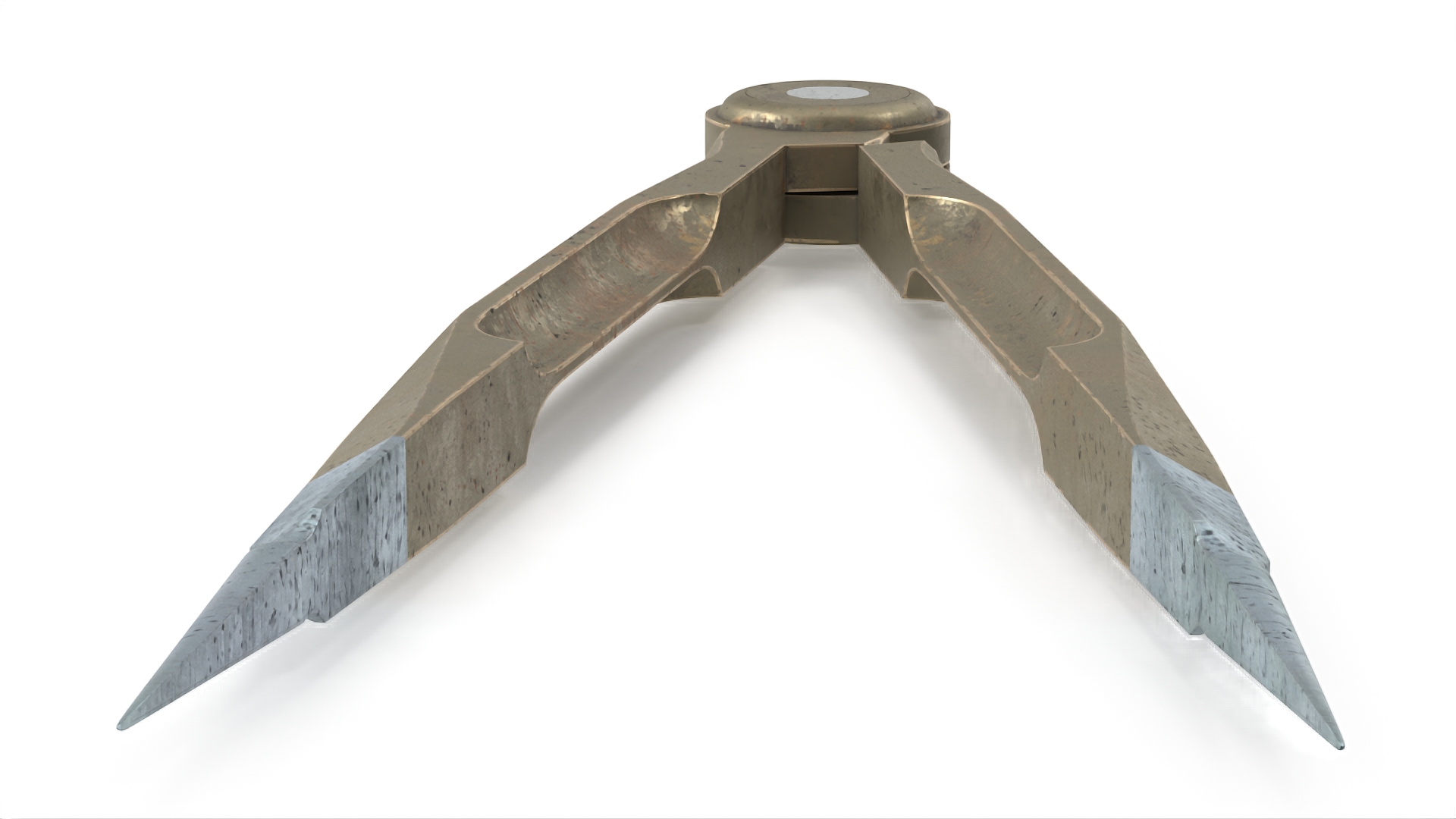 3D Antique Marking Compass model