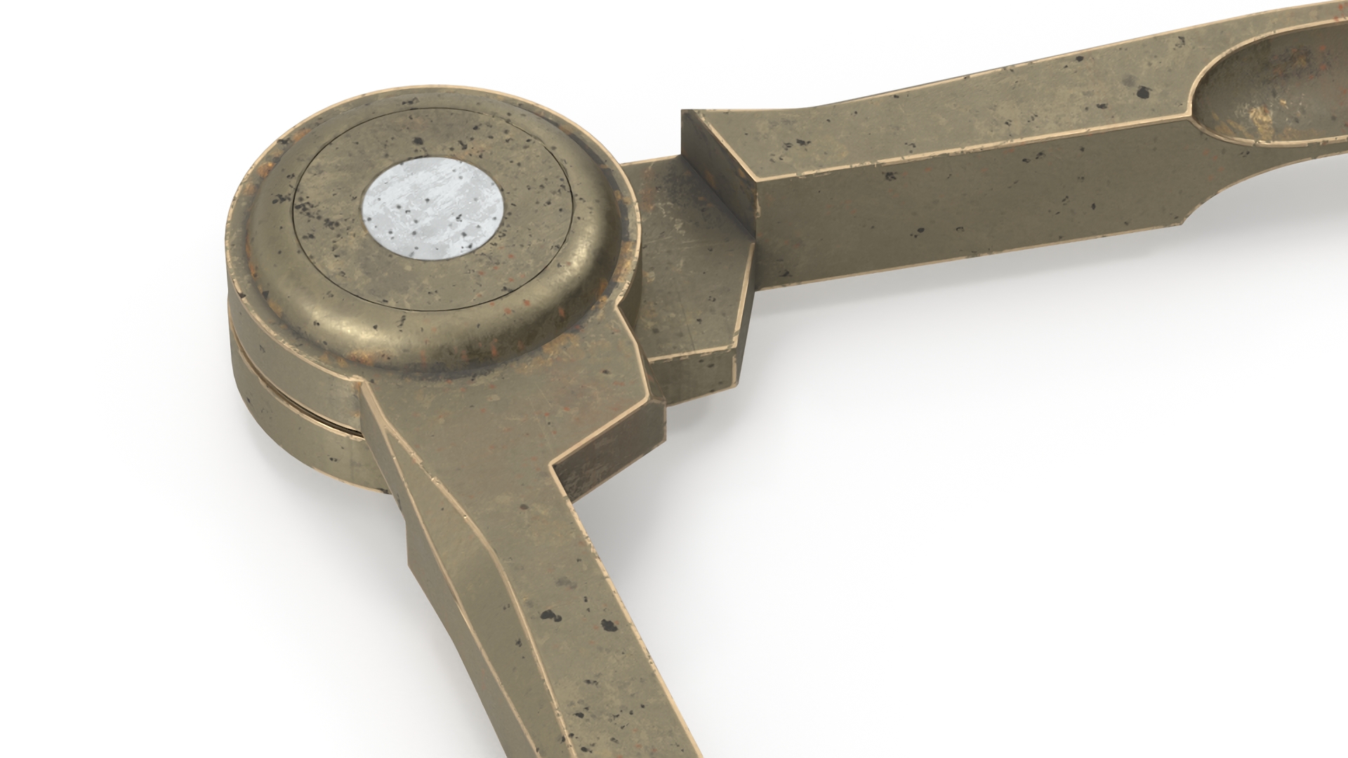 3D Antique Marking Compass model