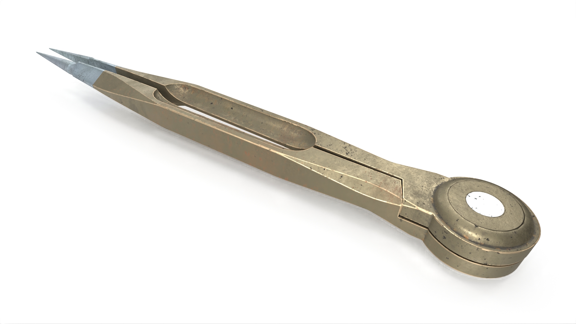 3D Antique Marking Compass model