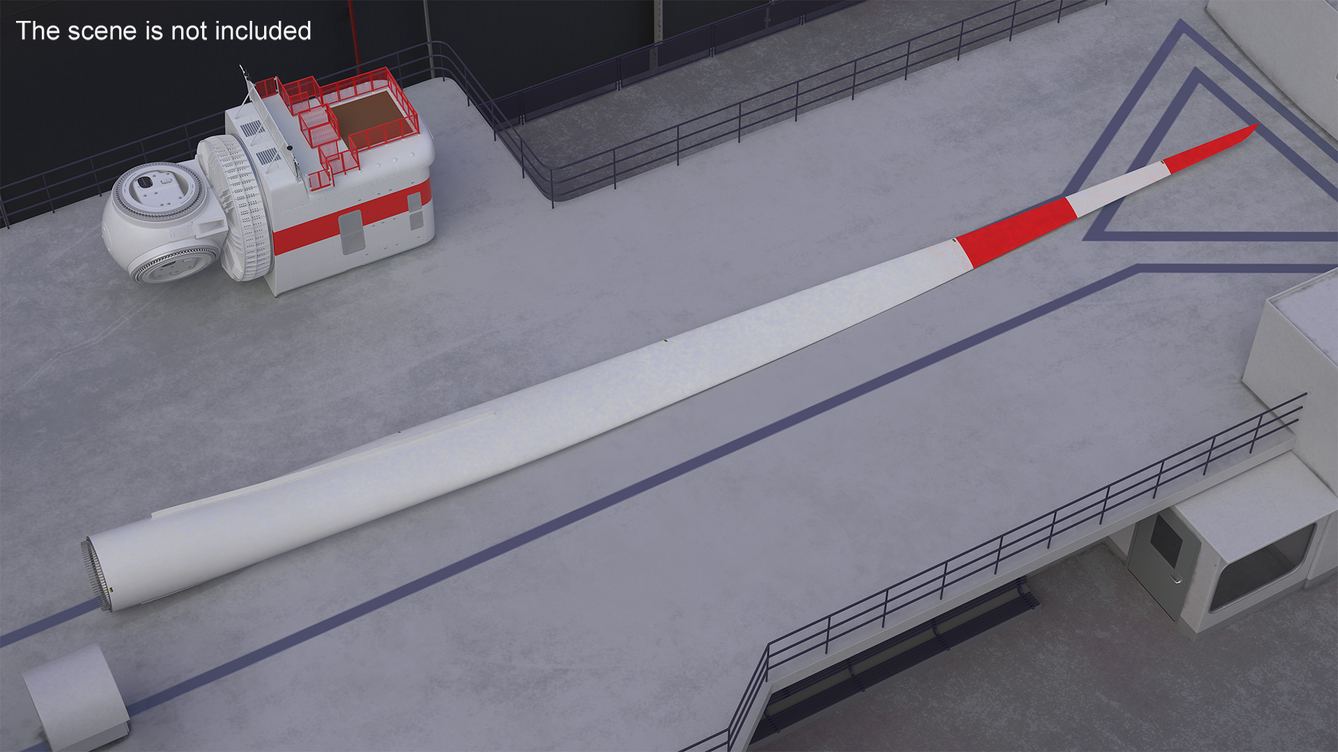 3D Offshore Wind Turbine Rotor Blade model