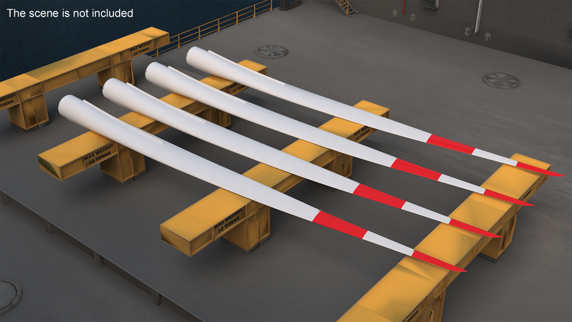3D Offshore Wind Turbine Rotor Blade model
