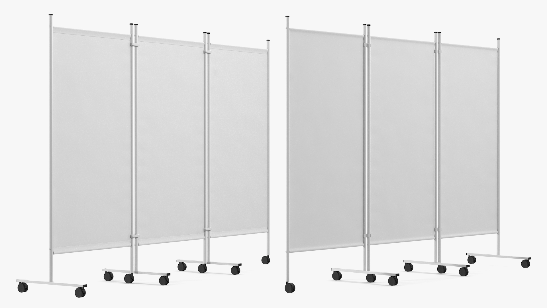 Privacy Screen for Doctors Office White 3D model