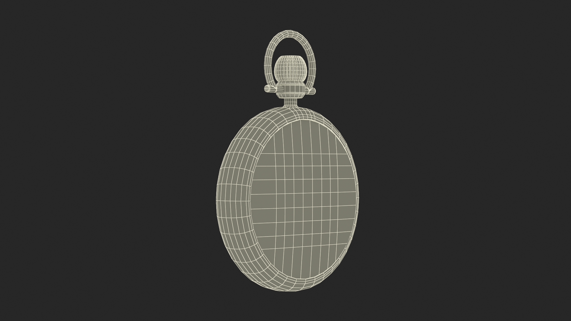 3D model Inlay Antique Pocket Watch Animated
