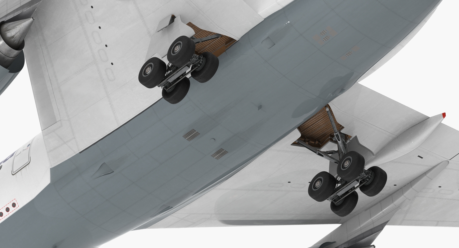Airbus A350 800 Lufthansa Rigged 3D