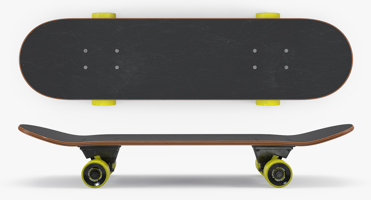 3D Classic Skateboard Generic