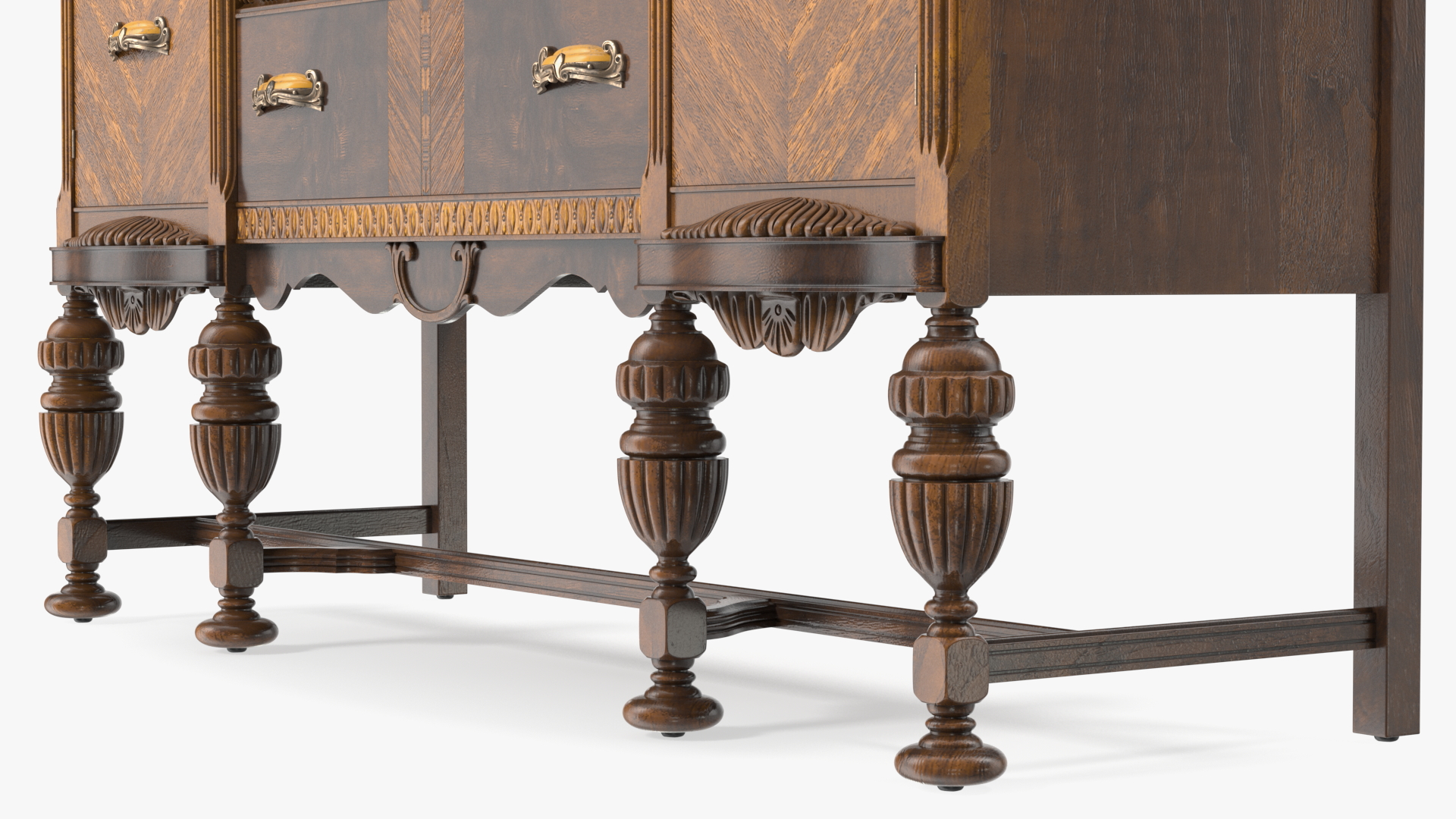 3D Art Deco Sideboard model