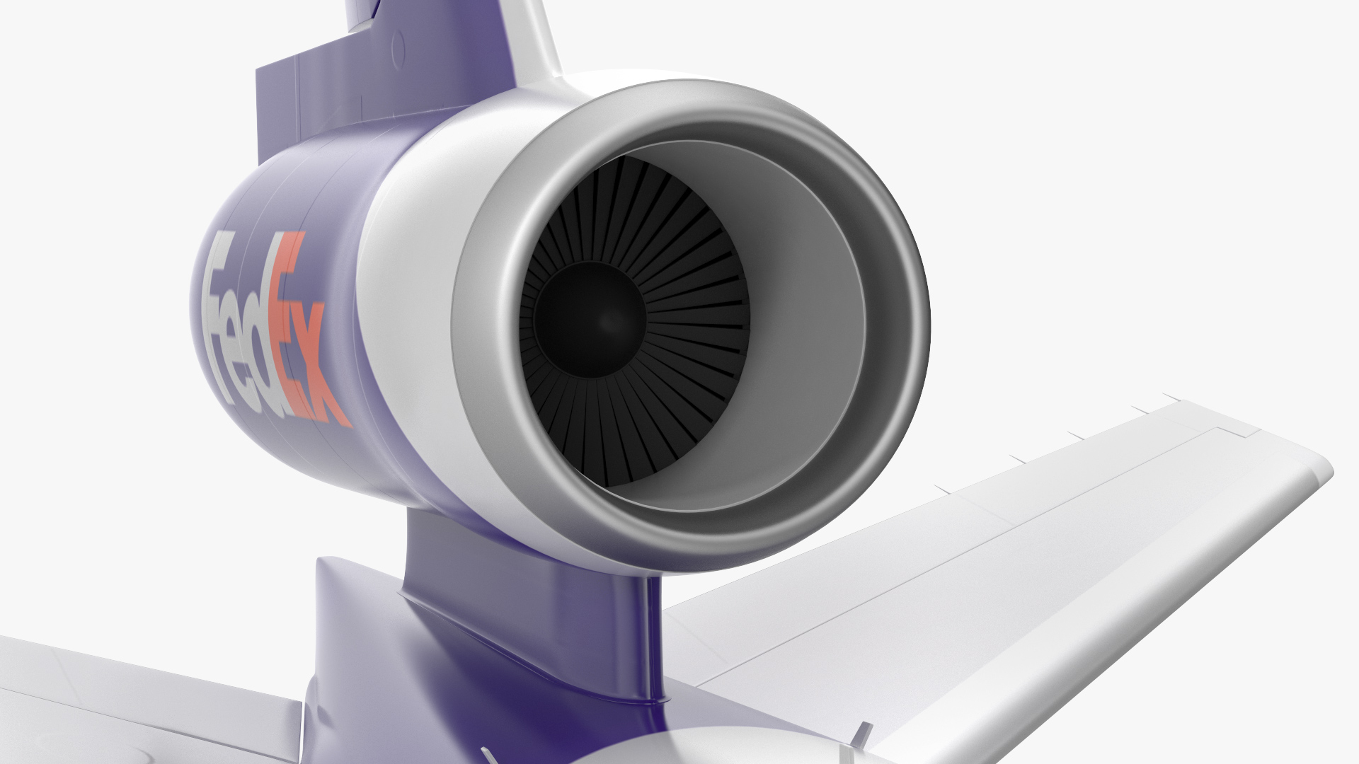 3D model McDonnell Douglas MD11 Tri Jet Airliner FedEx