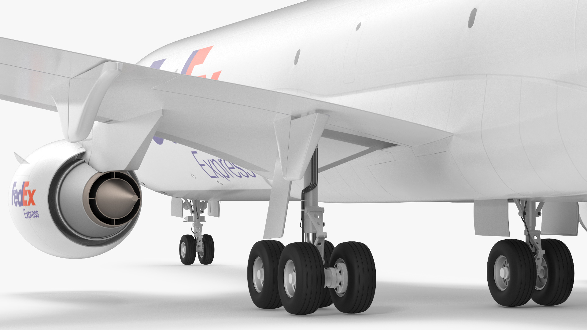 3D model McDonnell Douglas MD11 Tri Jet Airliner FedEx