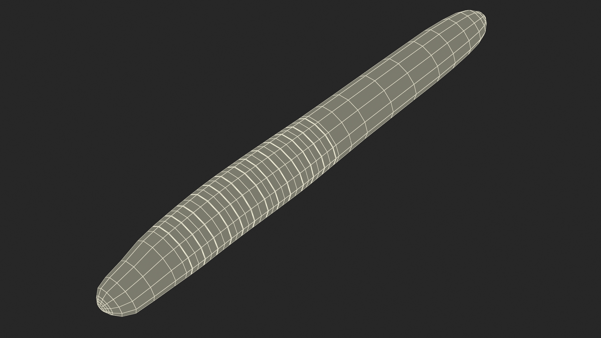 3D model Cucumber Ring Sliced