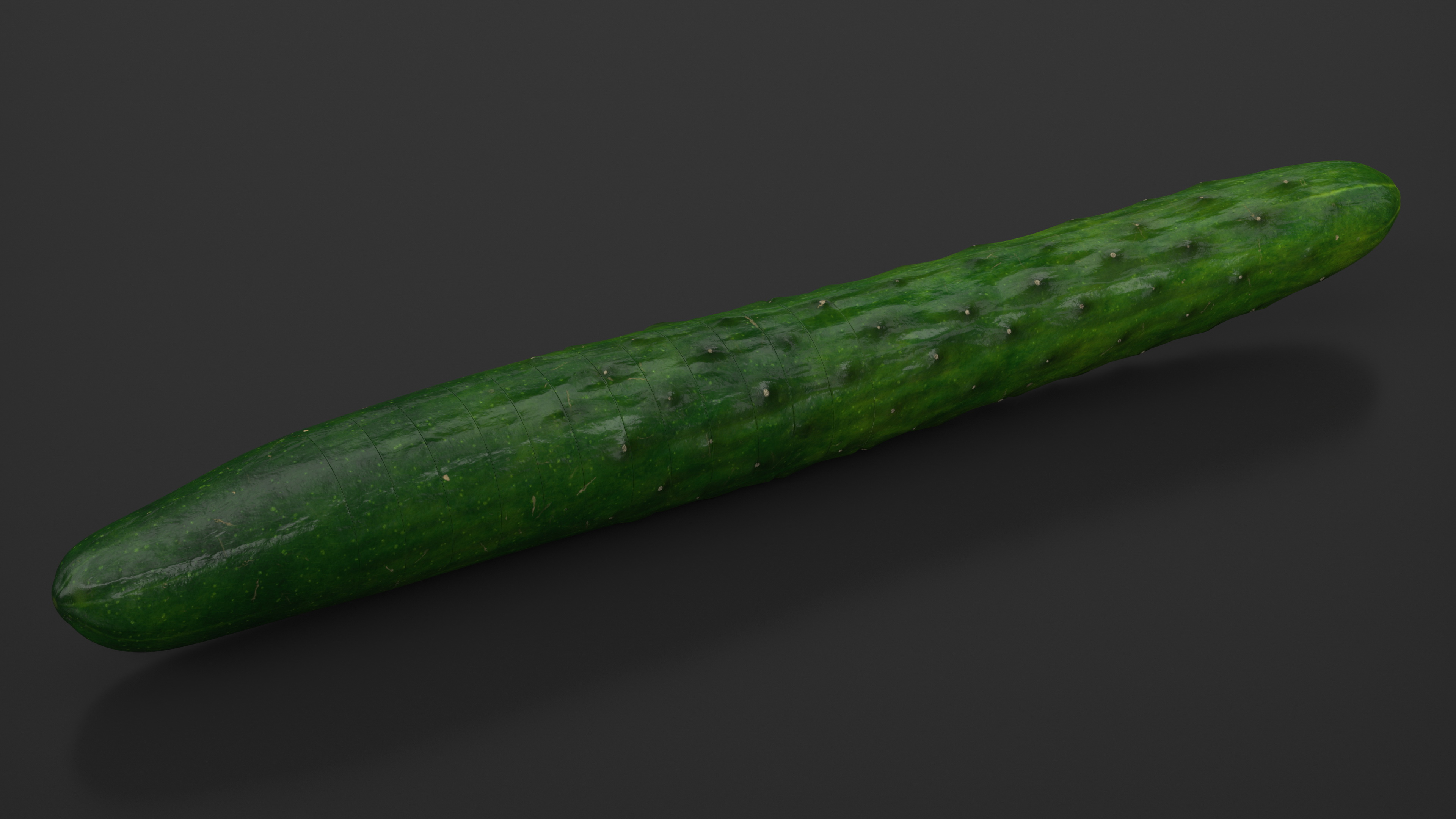 3D model Cucumber Ring Sliced