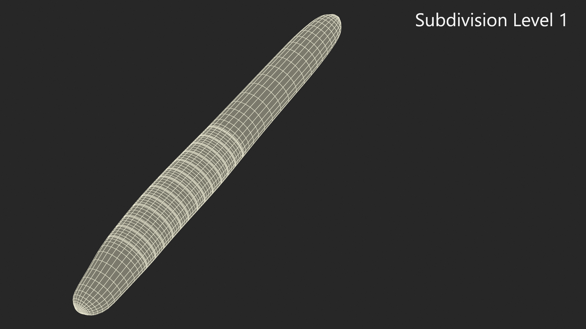 3D model Cucumber Ring Sliced