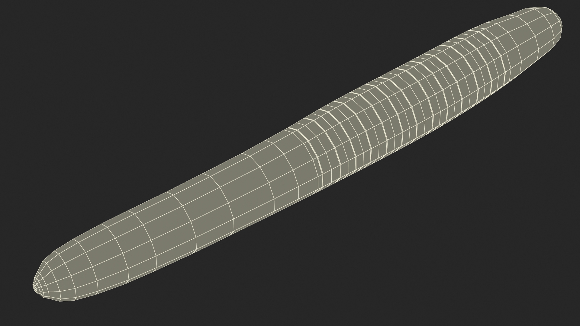 3D model Cucumber Ring Sliced