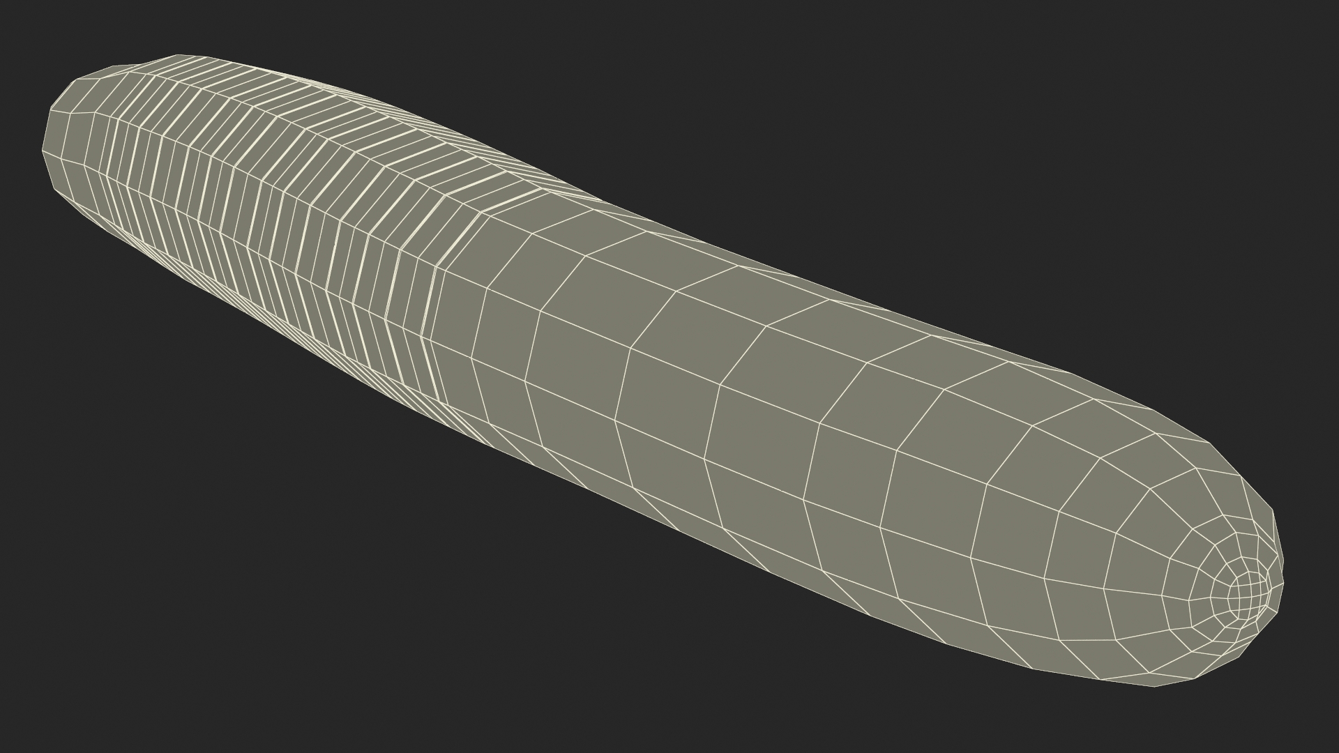3D model Cucumber Ring Sliced