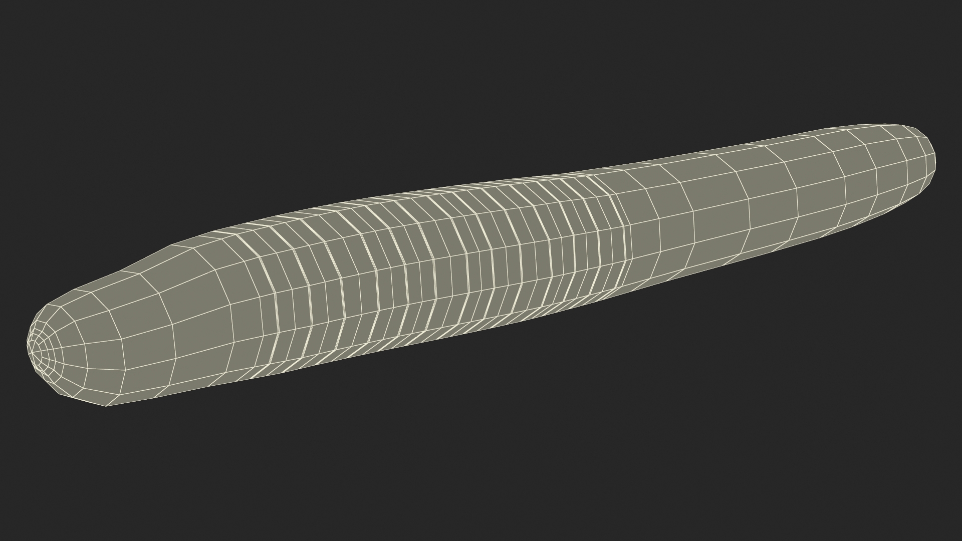 3D model Cucumber Ring Sliced