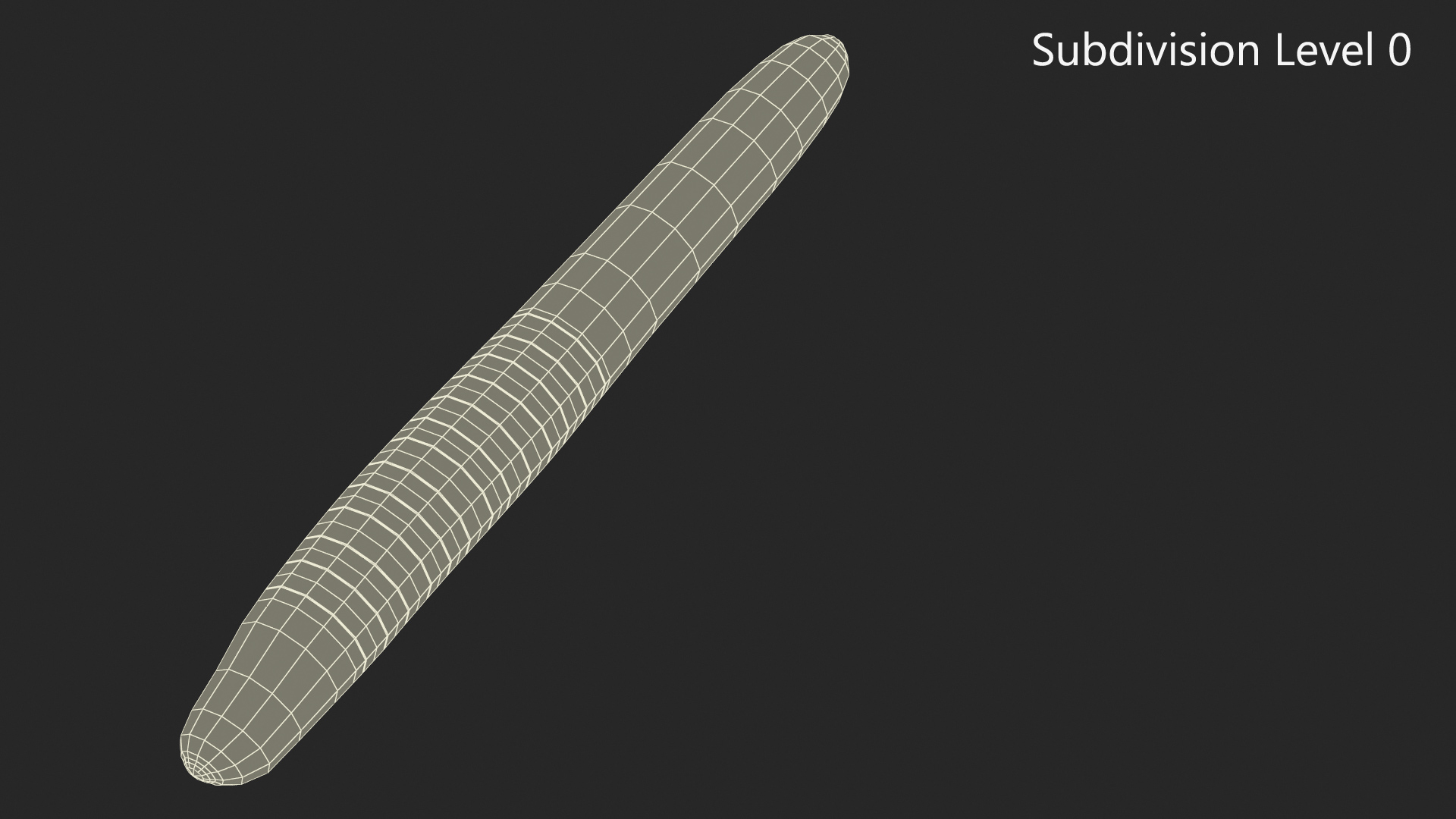 3D model Cucumber Ring Sliced