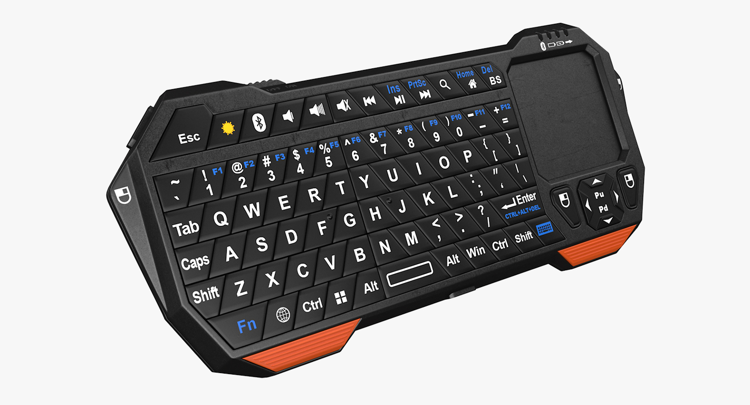 3D Portable Mini Wireless Keyboard Fosmon model