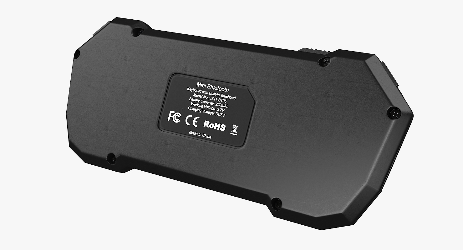 3D Portable Mini Wireless Keyboard Fosmon model