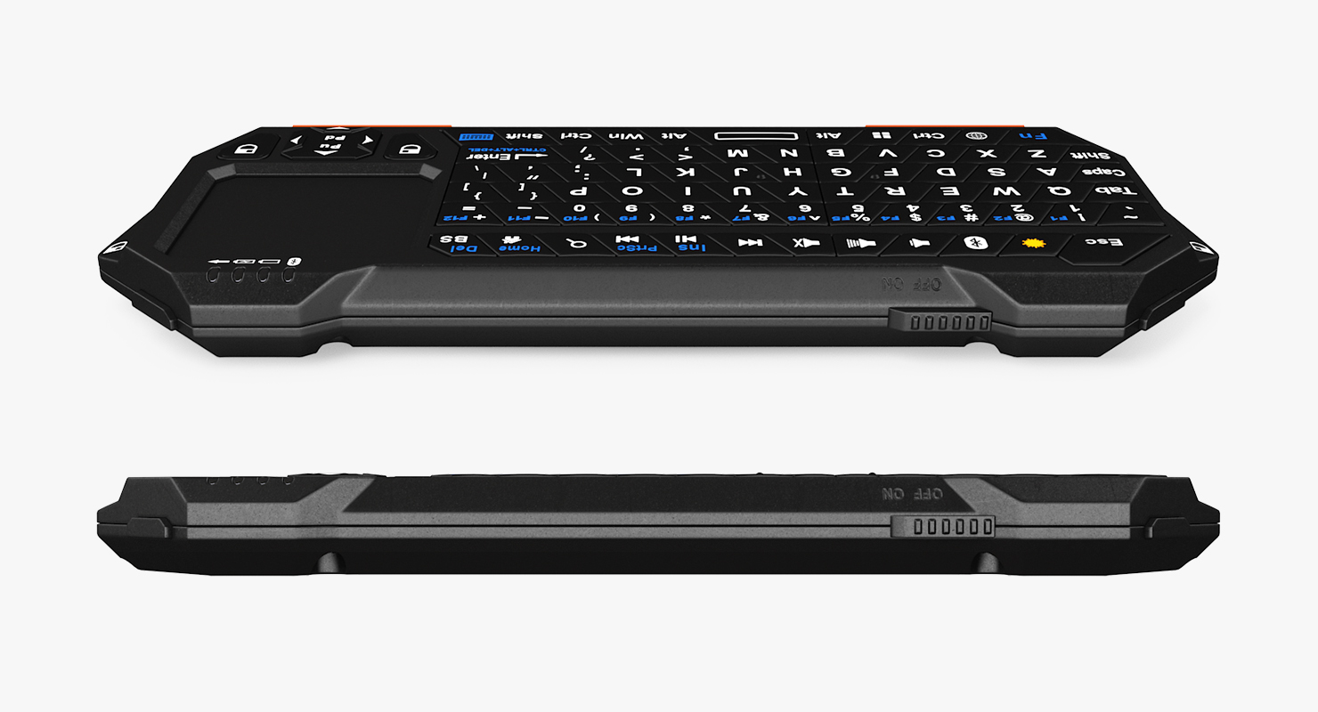 3D Portable Mini Wireless Keyboard Fosmon model