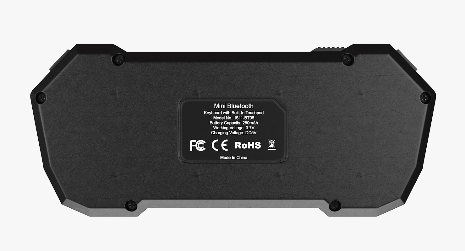3D Portable Mini Wireless Keyboard Fosmon model