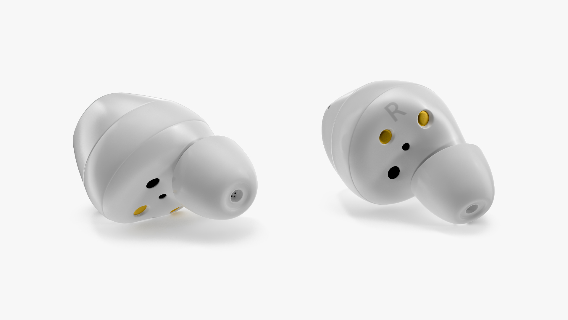 Samsung Galaxy Buds Plus TWS Earbuds White 3D
