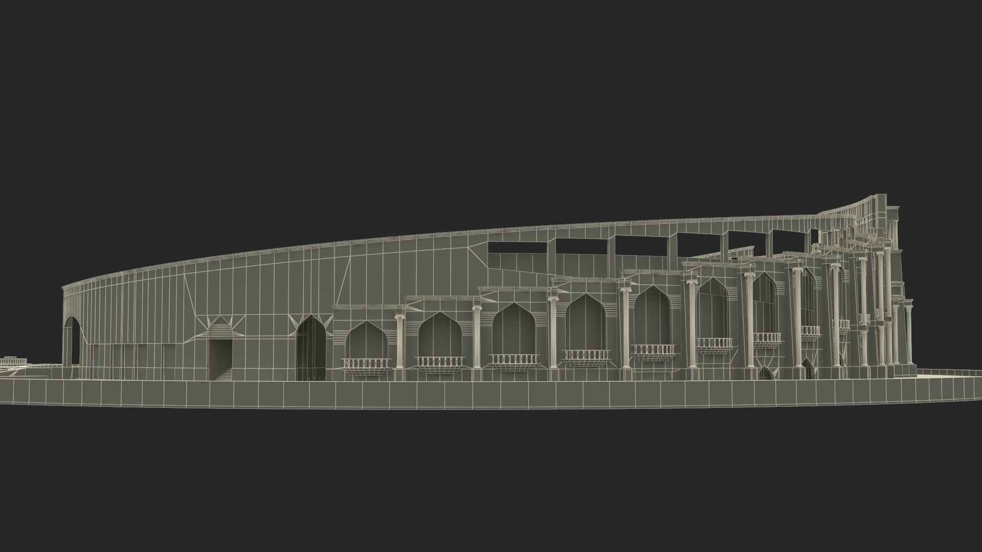 Katara Amphitheater 3D model